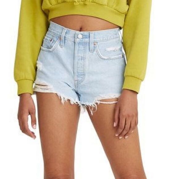 Levi's Original Red Tab Women's 501 Original High-Rise Jean Shorts - Picture 1 of 11